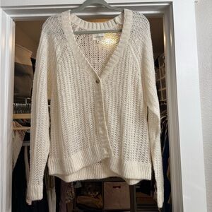 Lucky Brand Women's Open Knit Cardigan - Cream